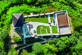 Zamek w Muszynie po częściowej odbudowie