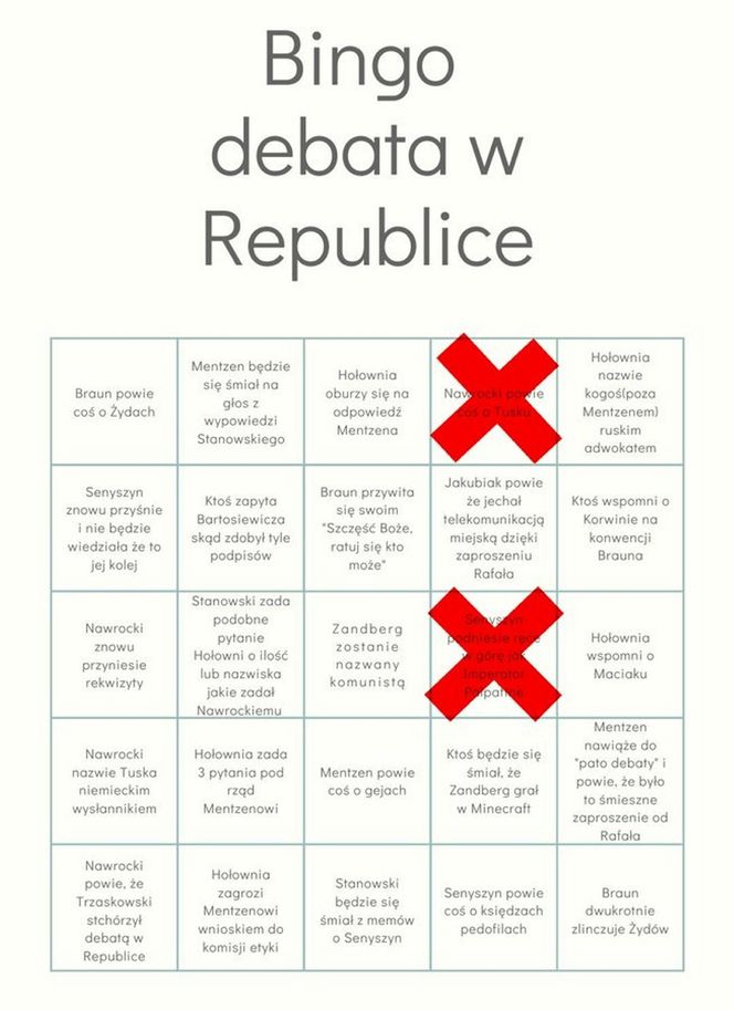 Najlepsze memy z debaty Republiki