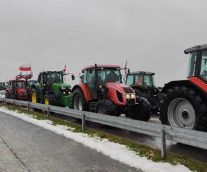 Protest rolników w Modliborzycach