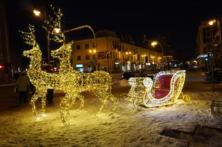 Tak prezentują sie świąteczne dekoracje w całym Białymstoku