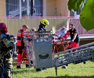 Uwięziony staruszek czekał na pomoc