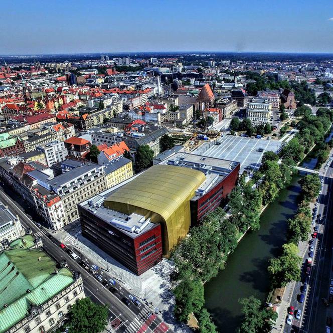 Wrocław widziany z lotu ptaka w obiektywie kamery bezzałogowych statków powietrznych