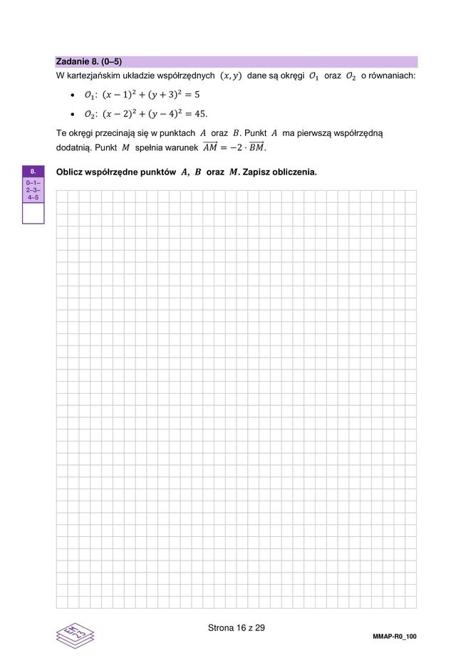 Matura 2025 - matematyka rozszerzona