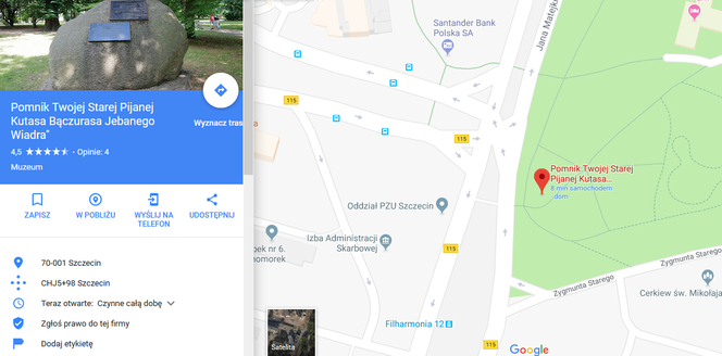 Kolejny pomnik w Szczecinie padł ofiarą internetowego trollingu