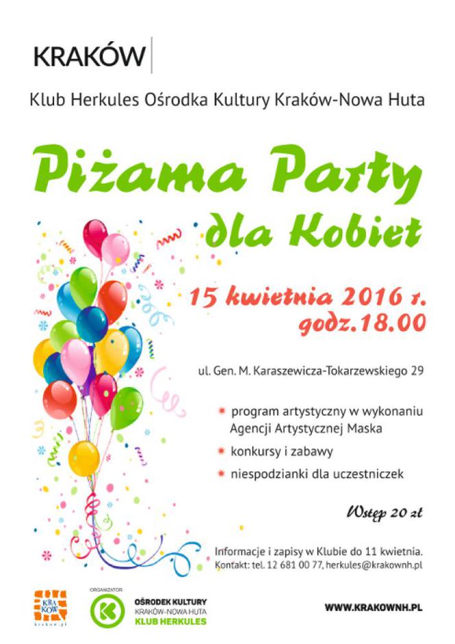 Piżama Party dla kobiet