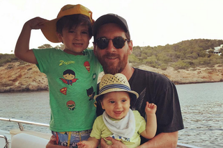 Messi z synami na wakacjach