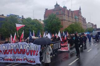 Marsz nacjonalistów w Gdańsku. Protestowali przeciw migracji [GALERIA]