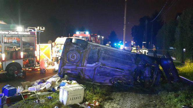 WYPADEK W OŻAROWIE MAZOWIECKIM