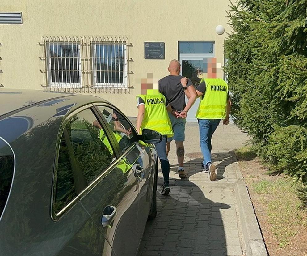 30-letni rabuś zatrzymany. Łup wywiózł na taczce