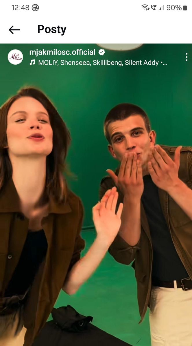 	M jak miłość nowy sezon i czołówka. Mateusz Mostowiak (Rafał Kowalski), nowa bohaterka (Matylda Giegżno) na planie