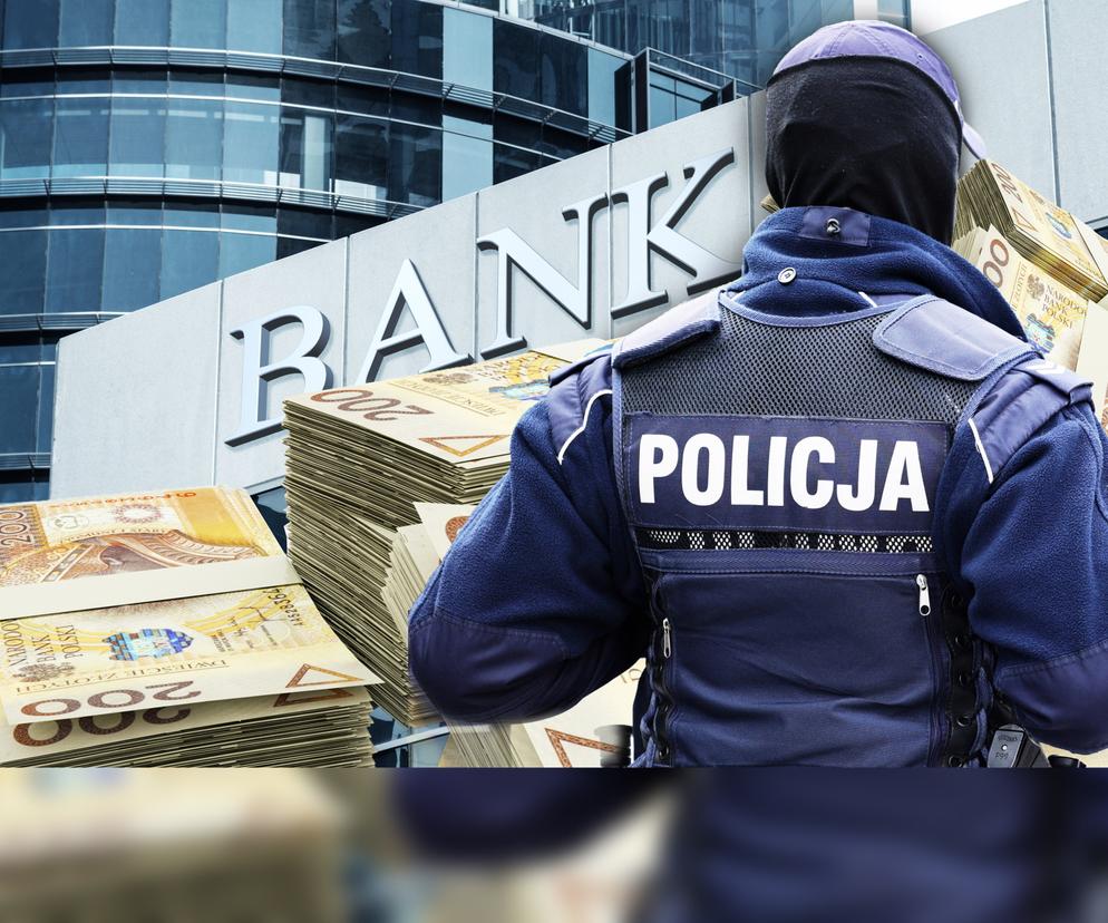 Policjant roku napadał na banki. Ukradł prawie 150 tysięcy złotych