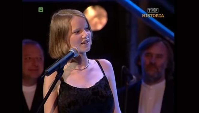 Joanna Kulig w programie Szansa na sukces w 1998 roku