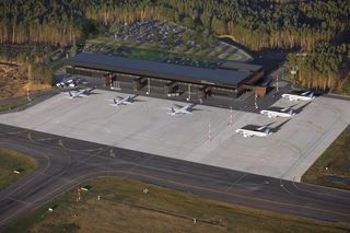 Budowa terminala na lotnisku w Szczecinie
