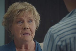 M jak miłość odc. 1827. Barbara (Teresa Lipowska), Olek (Maurycy Popiel)