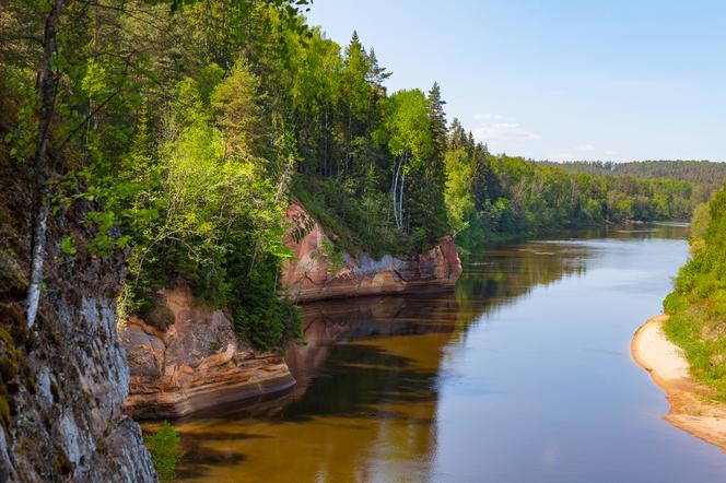 rzeka Gauja, Litwa