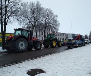 Protest rolników w Hrubieszowie - 9 lutego 2024