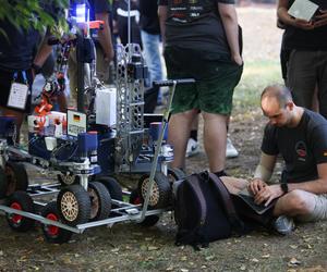 10. edycja zawodów łazików marsjańskich European Rover Challenge na terenie Akademii Górniczo-Hutniczej w Krakowie