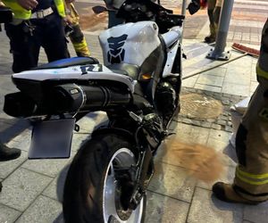 W Chorzowie doszło do dwóch wypadków z motocyklistami. Jeden trafił do szpitala