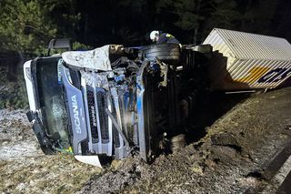 Śmiertelny wypadek na drodze krajowej nr 10 w Przyłubiu (woj. kujawsko-pomorskie)