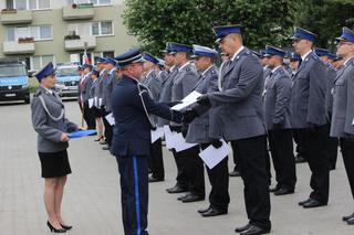 Święto policji w Toruniu. Funkcjonariusze odebrali nagrody i nominacje