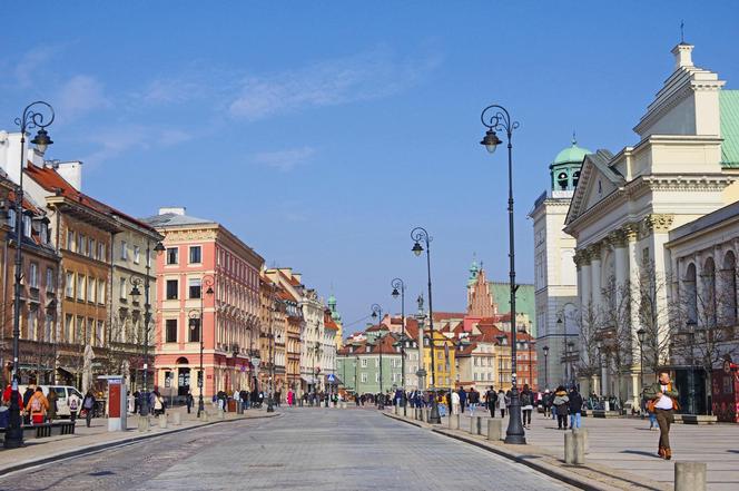 Warszawa, ulica Krakowskie Przedmieście