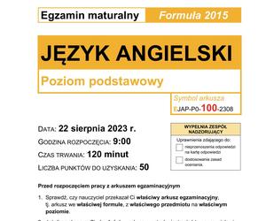 Matura poprawkowa 2023: angielski. Formuła 2015