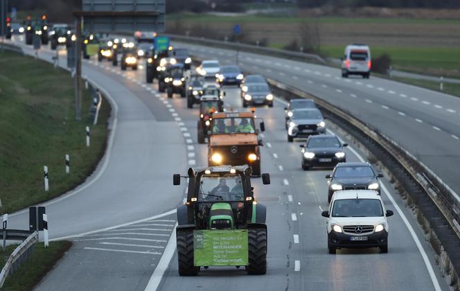 Strajk rolników w Niemczech