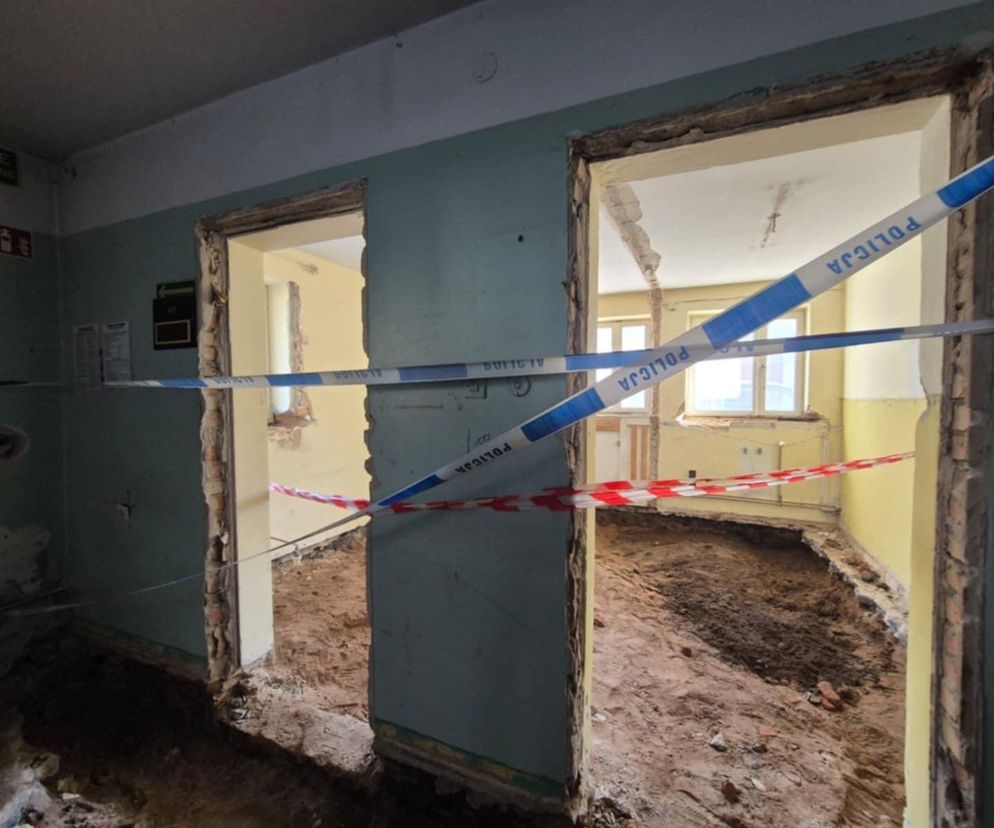 Makabryczne odkrycie w Kołobrzegu. Pod dawnym urzędem znaleziono ludzkie szczątki