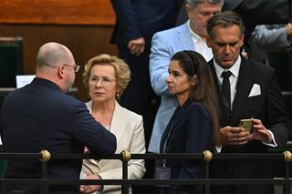 Rodzina Karola Nawrockiego na zaprzysiężeniu 