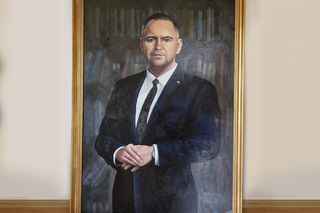 Karol Nawrocki i bokserzy