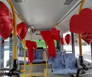 Zakochany autobus linii nr 18 można spotkać na ulicach Siedlec tylko w walentynki 2025!