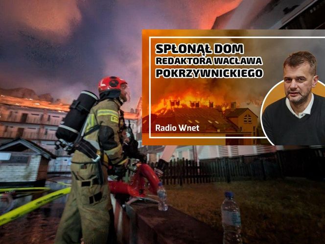 Znany dziennikarz cudem uniknął śmierci w pożarze w Ząbkach. Stracił wszystko, została mu tylko jedna rzecz