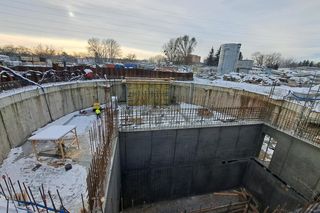 Trwa budowa tunelu kolejowego pod  Łodzią i stacji Łódź Koziny