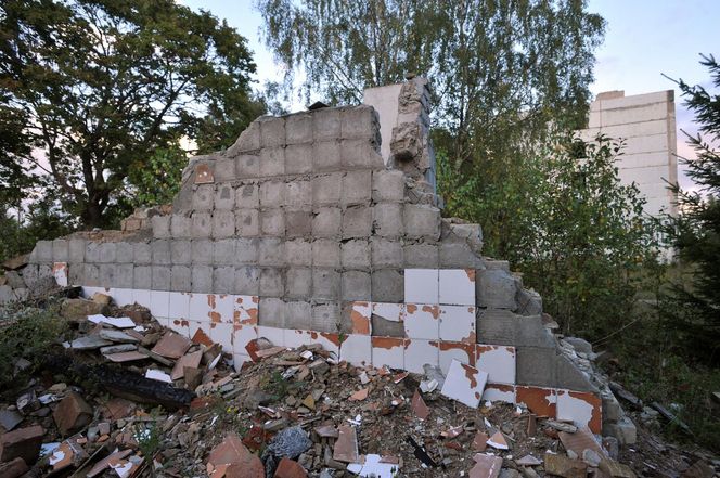 Opuszczona miejscowość Kłomino