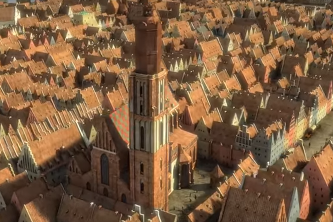 Miasto ukazane w projekcie to miasto średniowieczne, z pojedynczymi akcentami architektury renesansowej.