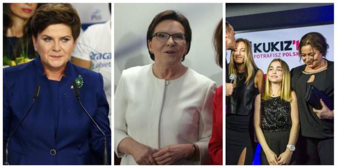 Beata Szydło, Ewa Kopacz, kobiety Kukiza i ich stylizacje podczas wyborów parlamentarnych 2015