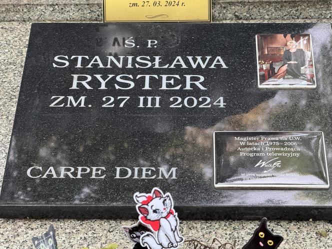 Tak wygląda grób Stanisławy Ryster