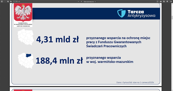 188 mln zł. na ochronę miejsc pracy w województwie. 