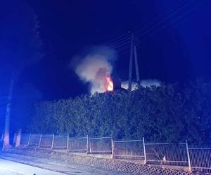 Pożar plebanii w Jaworniku Polskim