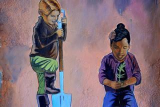 Mural przy ulicy Piłsudskiego [ZDJĘCIE DNIA]