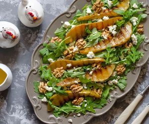 Z grillowanej gruszki i tego sera robię wyborną sałatkę. Jest tak dobra, że nie można jej się oprzeć