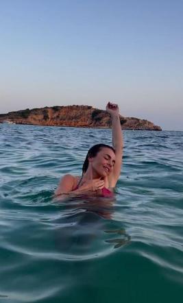 Edyta Herbuś na wakacjach