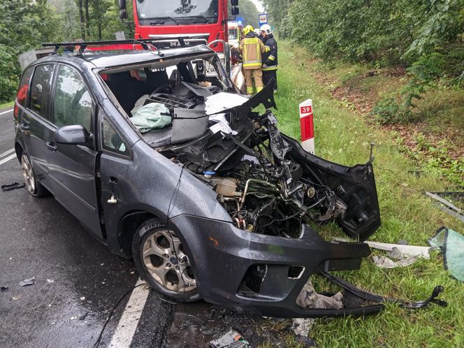 Śmiertelny wypadek na DK 69 pod Kępnem. Nie żyje dwóch kierowców 