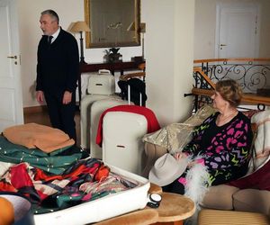 Barwy szczęścia odc. 3197. Józefina Rawiczowa (Elżbieta Jarosik), Andrzej Zastoja-Modelski (Leon Charewicz)