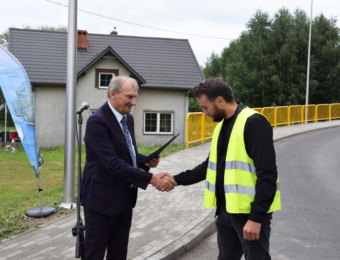 Gmina Iława: Oddanie do użytku drogi Dół-Ławice