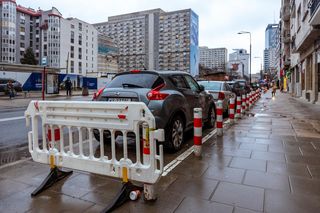 Ulica Grzybowska w Warszawie przed przebudową
