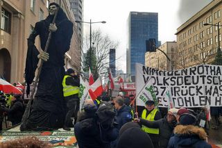Protest rolników w Warszawie (3.01.2025)