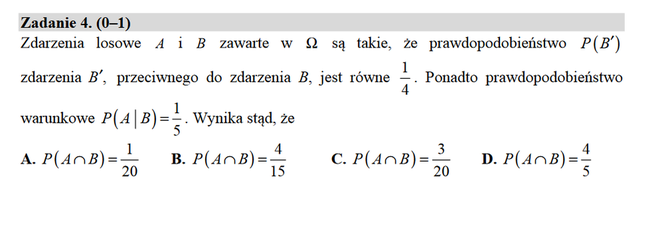 Matura 2020 rozszerzona matematyka. Przykładowe zadania egzaminacyjne