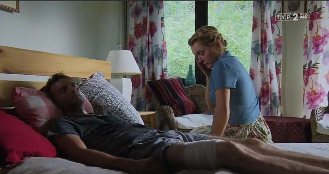 M jak miłość odc. 1410. Bartek (Arkadiusz Smoleński), Ula (Iga Krefft)