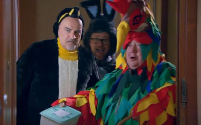 Na Wspólnej odc. 3238. Włodek Zięba (Mieczysław Hryniewicz), Roman Hoffer (Waldemar Obłoza), Marcin (Piotr Nowak)